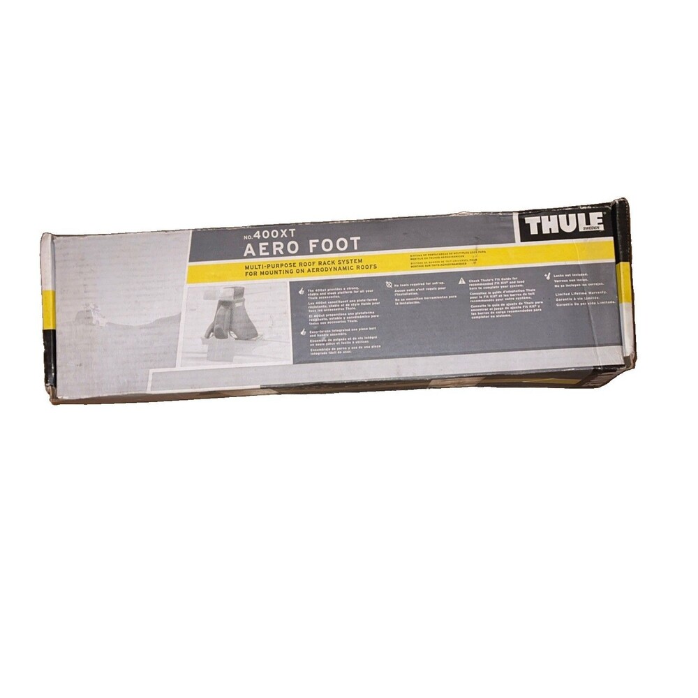 Thule Aero Foot 400XT Roof Rack System For Aerodynamic Roofs *See Description*